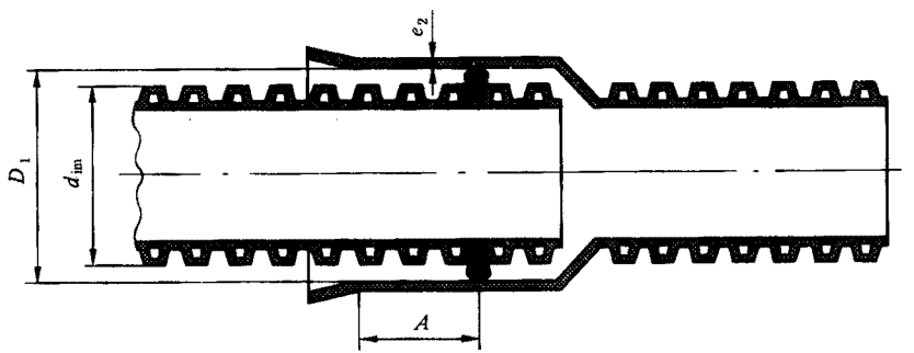 立筋式中空壁钢塑复合缠绕管 立筋式中空壁钢塑复合缠绕管